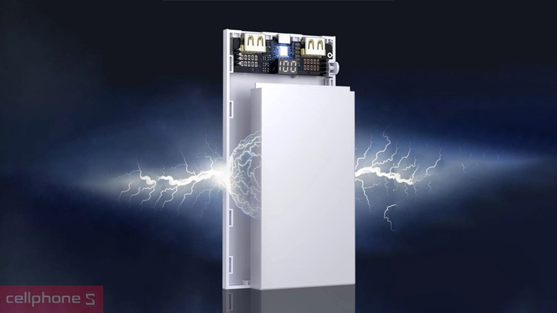 Dung lượng pin sạc dự phòng Pisen Mr White Power Station D322 10500mAh 10W