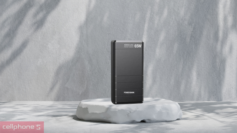 Pin sạc dự phòng Pisen Pro 65W CD65 40000 mAh - Thiết kế nhỏ gọn với dung lượng lớn