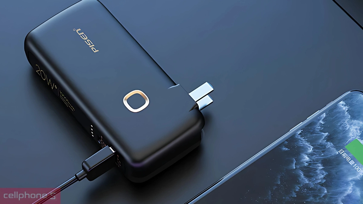 Pin sạc dự phòng PISEN QUICK High Power Box 10000mAh 20W - Sạc nhanh hơn, linh hoạt hơn