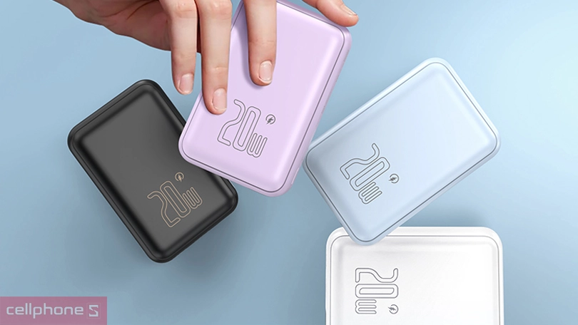 Dung lượng pin sạc dự phòng Pisen Quick PowerMag D111 10000mAh 20W