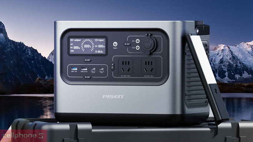 Tính năng trạm sạc dự phòng Pisen Powerwild 600W