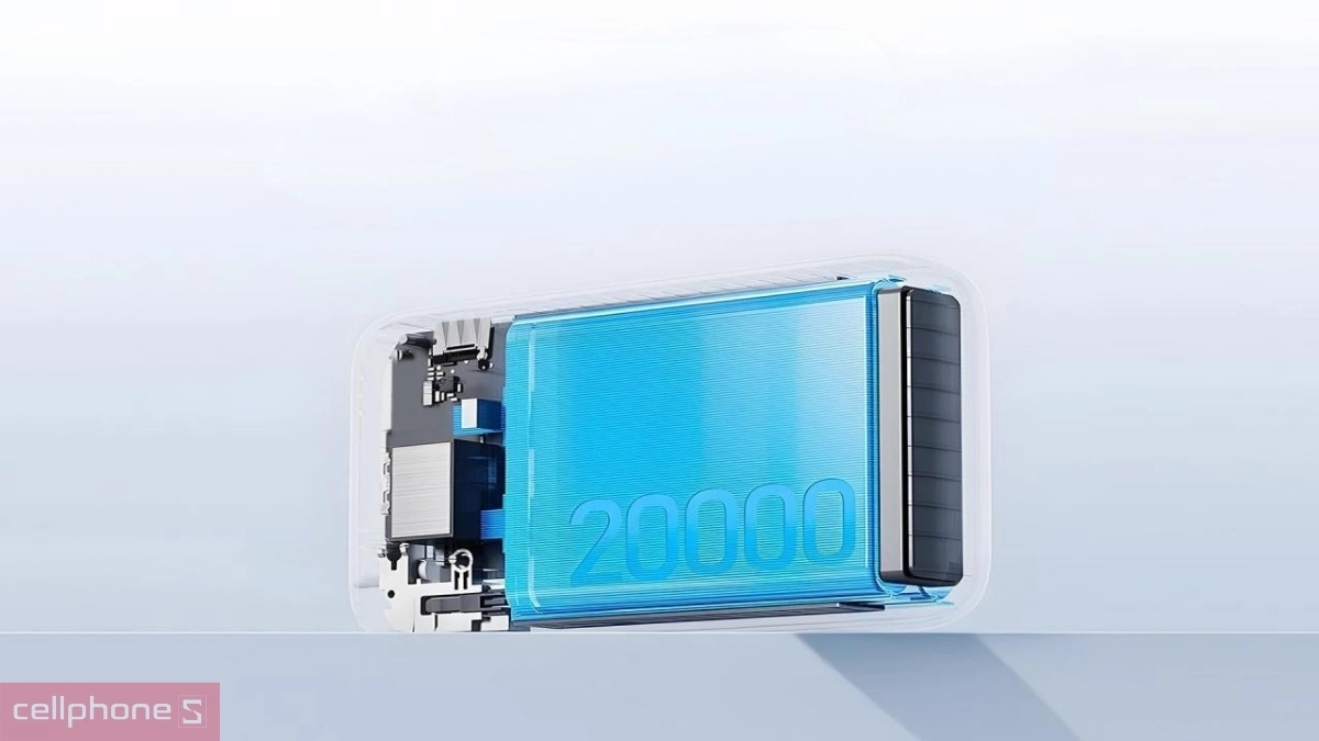 Pin dự phòng Riversong Horizon 20 Pro 20000mAh 22.5W tích hợp cáp đôi USB-C