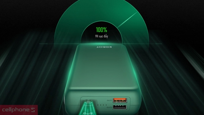 Sạc dự phòng Robot có bao nhiêu dung lượng pin?