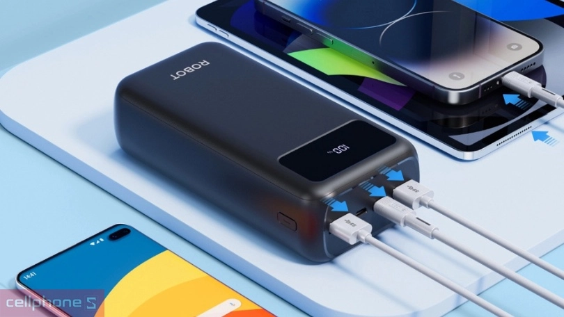 Sạc dự phòng Robot 40000mAh