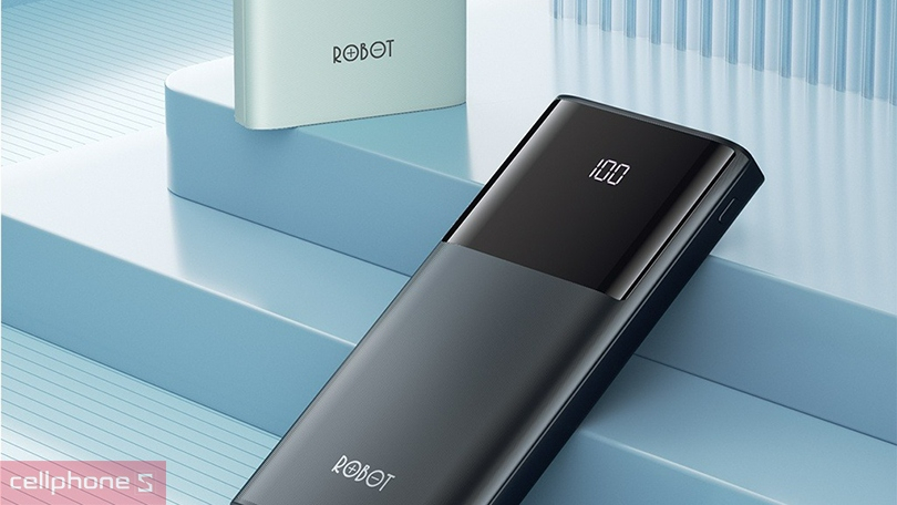 Dung lượng pin dự phòng Robot 10000 mAh 10.5W RT180