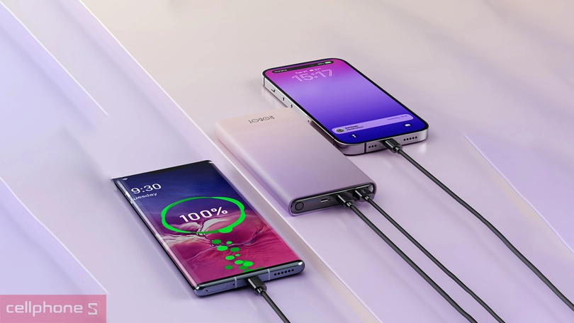 Thiết kế sạc dự phòng Robot 10000mAh RT11