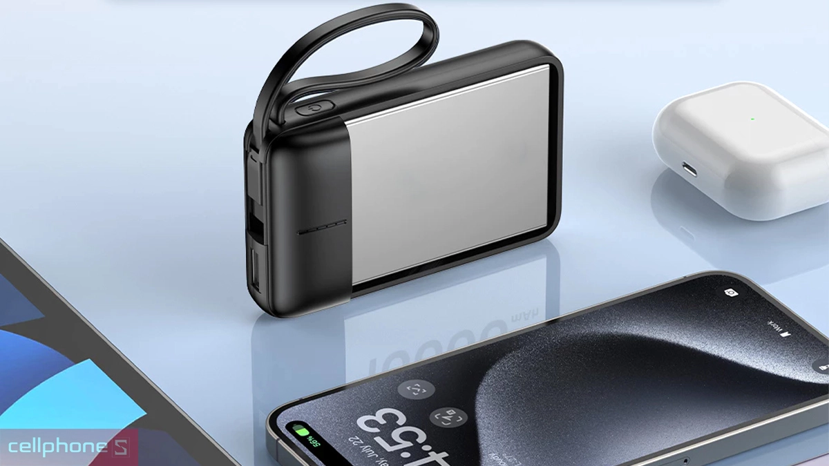 Dung lượng Pin dự phòng Robot 1C1A 5000mAh RT07