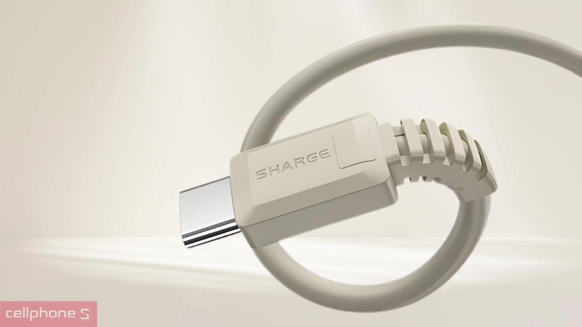 Cáp Sharge type C to C PD 100W 1.2m - Hiệu suất sạc nhanh, kết nối tối ưu