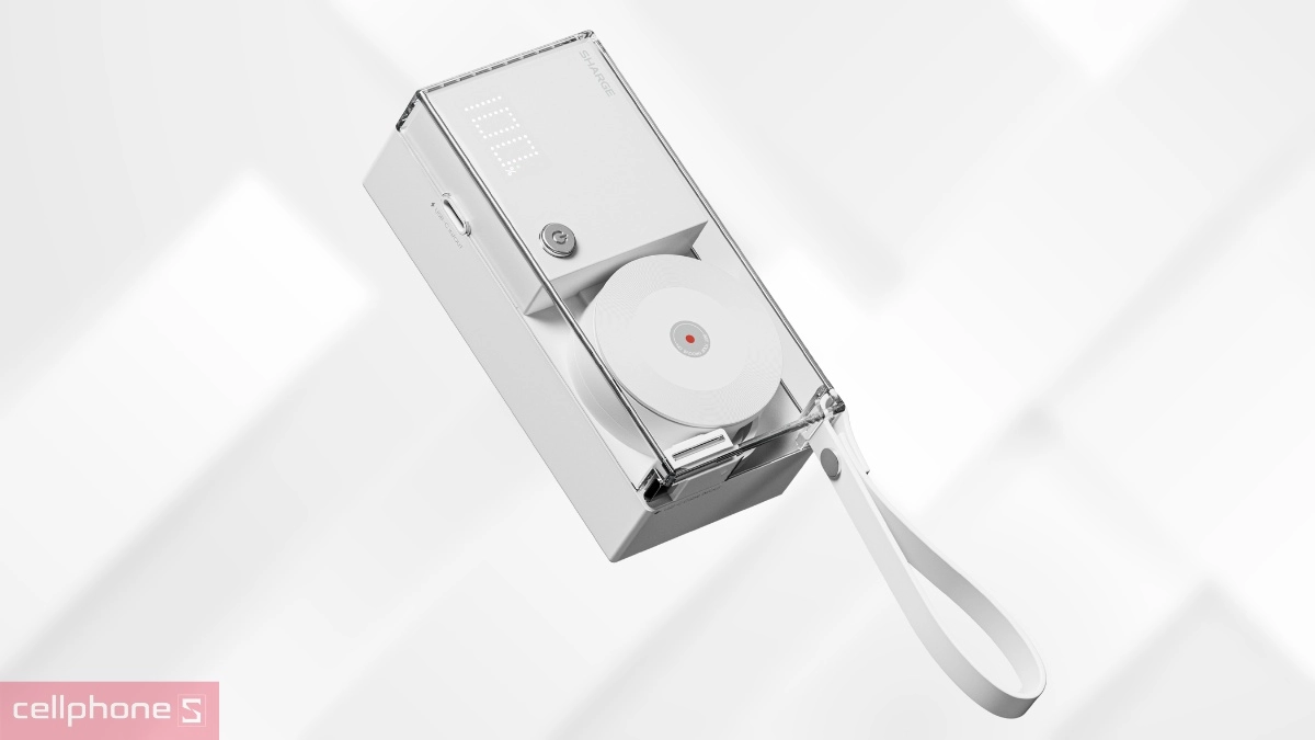 Thiết kế trong suốt, màn hình dot-matrix cá tính