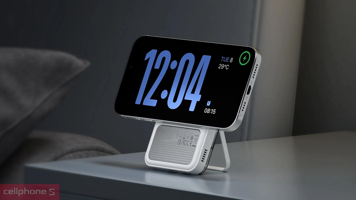 Dung lượng pin sạc dự phòng Sharge IceMag 2 không dây Qi2 10000mAh 15W 30W