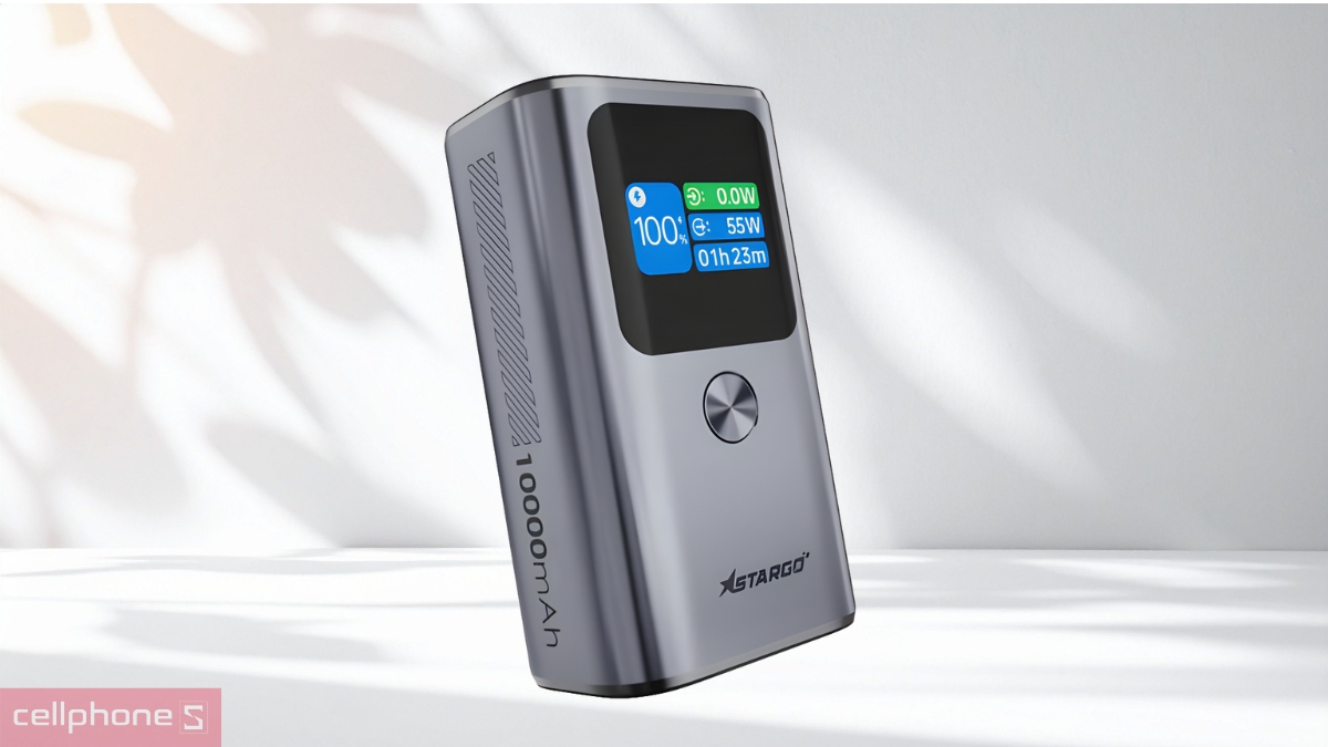 Công suất sạc dự phòng Stargo Hypercharge GEM 1 10000mAh 55W 2C1A