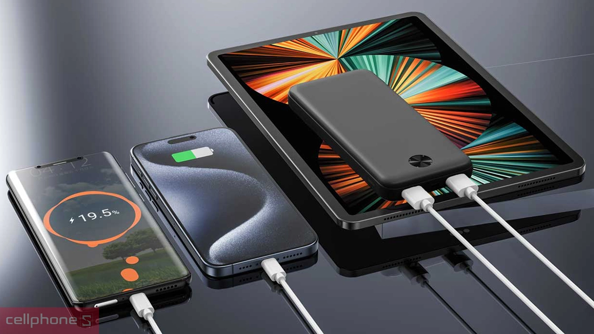 Thiết kế sạc dự phòng Stargo Star X1 Lite 10000mAh 10W