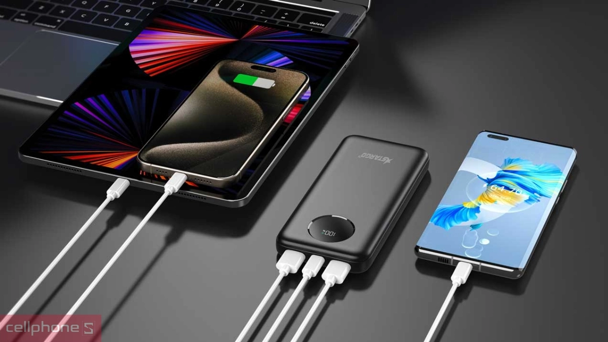 Công suất sạc dự phòng Stargo Star X1 Pro 10000mAh 22W