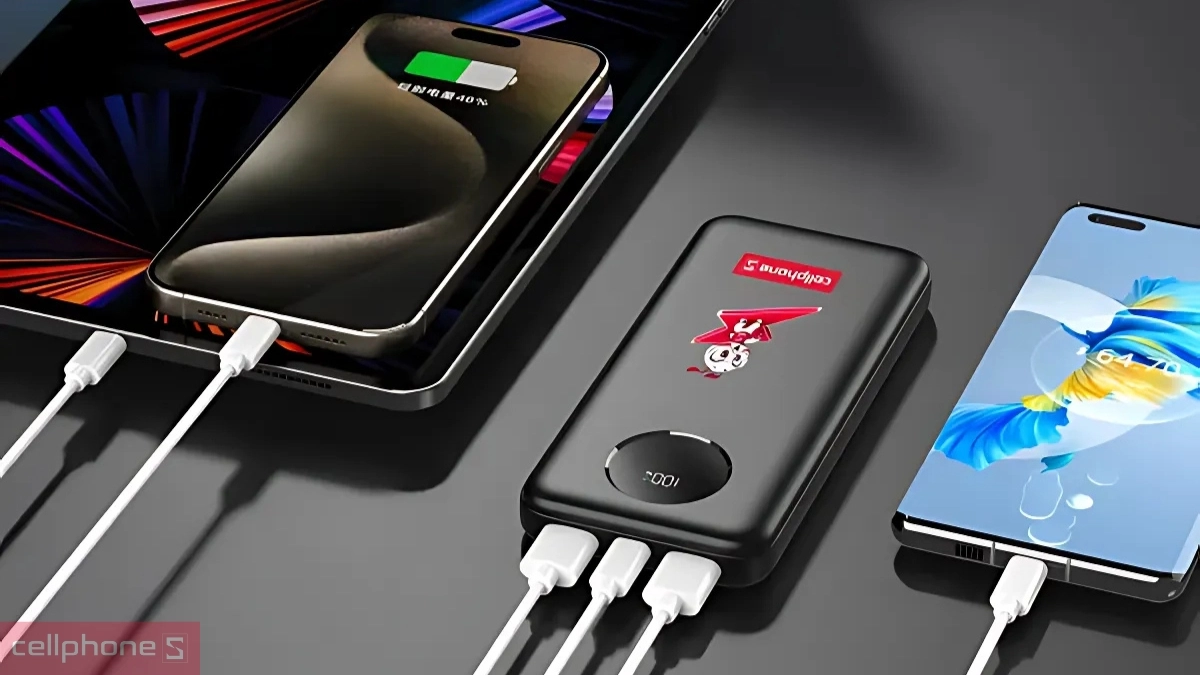 Thiết kế, ưu điểm đa dạng cổng sạc của pin sạc dự phòng StarGO X2 Lite 10000mAh