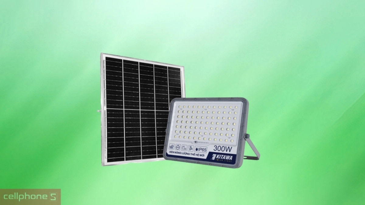 Công suất đèn năng lượng mặt trời Kitawa FL1300 300W