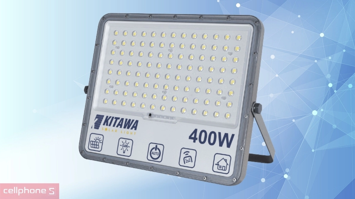 Pin đèn năng lượng mặt trời Kitawa FL1400 400W