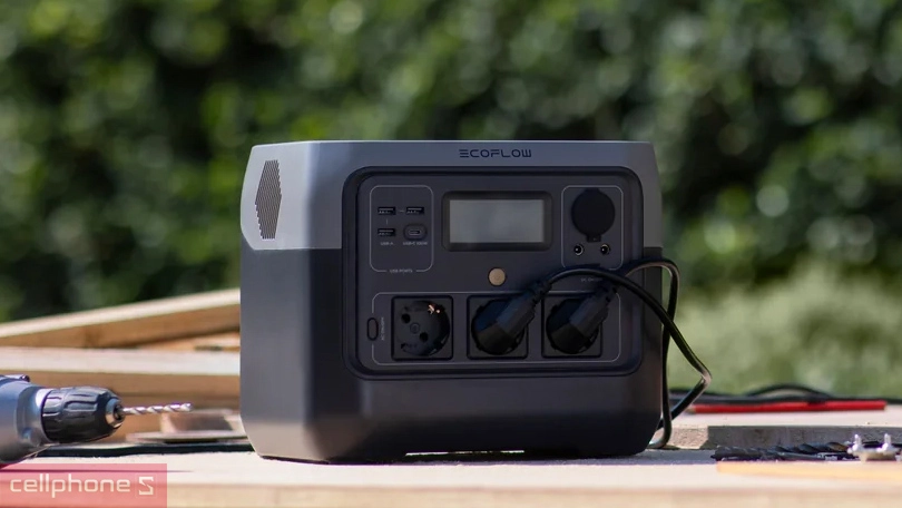 Đánh giá trạm sạc dự phòng EcoFlow về dung lượng pin