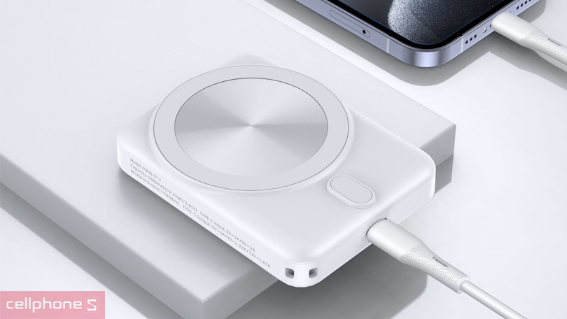 Pin sạc dự phòng không dây Trusmi PB08 5000mAh PD 15W 20W - Tốc độ sạc cao