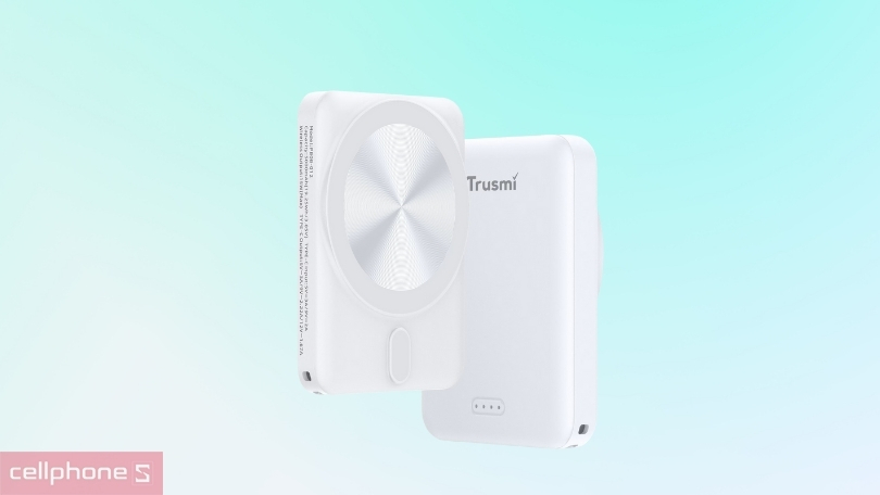 Pin sạc dự phòng không dây Trusmi PB08 5000mAh PD 15W 20W - Tốc độ sạc cao