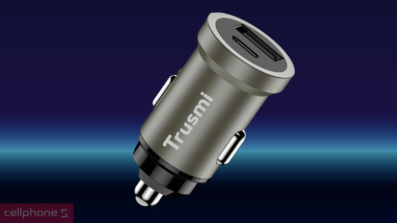 Tẩu sạc ô tô Trusmi CC03 1 USB-A Type C 38W - Tương thích tốt, sạc nhanh