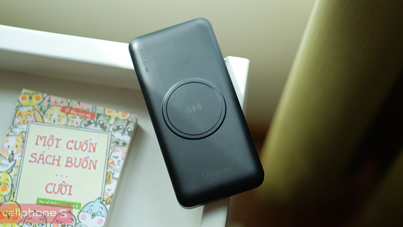 Pin sạc dự phòng Vivan 15W 10.000 mah – Sạc nhanh không dây tiện lợi