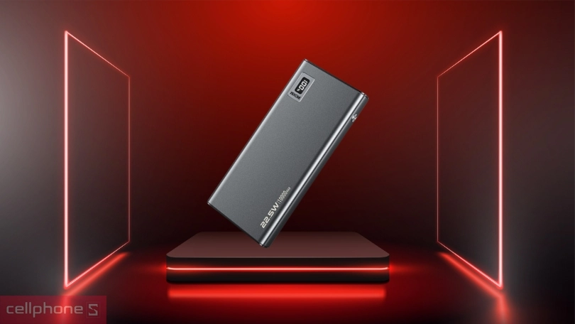 Pin sạc dự phòng WEKOME 10000mAh 22,5W WP05 - Hỗ trợ sạc nhiều thiết bị cùng lúc với tốc độ nhanh chóng