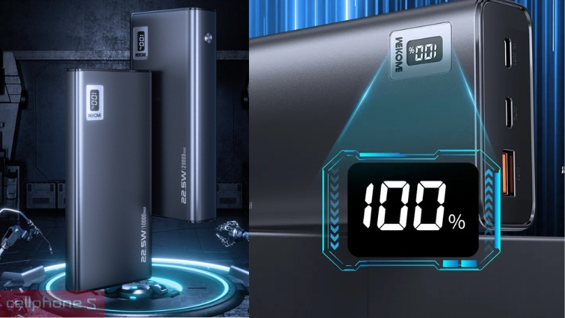 Công nghệ sạc dự phòng WEKOME 20000mAh 22.5W WP06