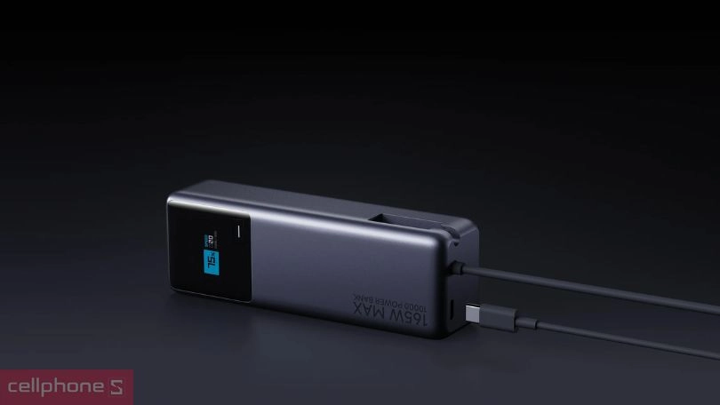 Pin sạc dự phòng Xiaomi 10000mAh 165W kèm cáp type C sạc vượt trội, linh hoạt