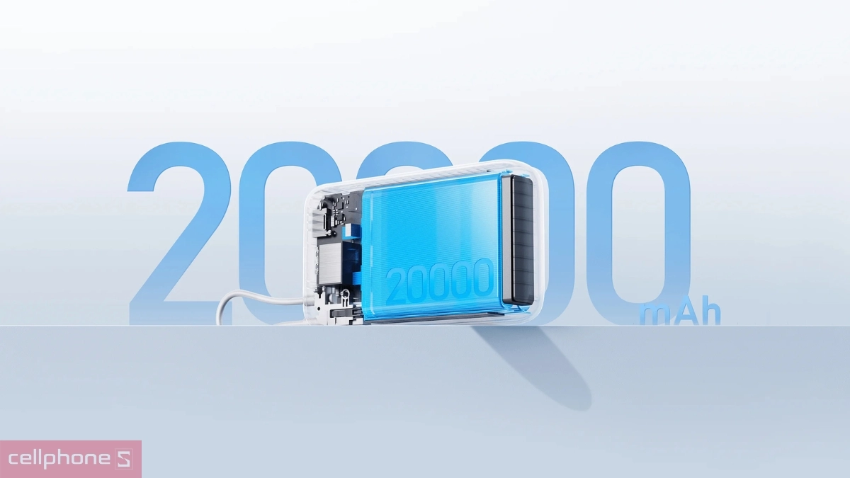 Pin dự phòng Xiaomi 20.000Mah 22.5W 1C1A - Trang bị nhiều cổng sạc