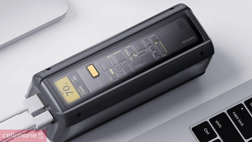 Thiết kế Pin dự phòng Xiaomi Hypercharge 25000mAh 212W