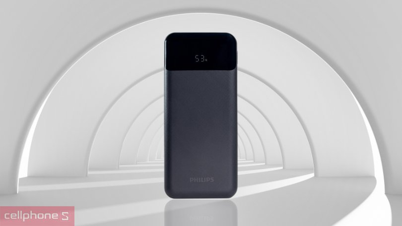 Thiết kế pin sạc dự phòng Philips DLP9026K 10000mAh PD 22.5W