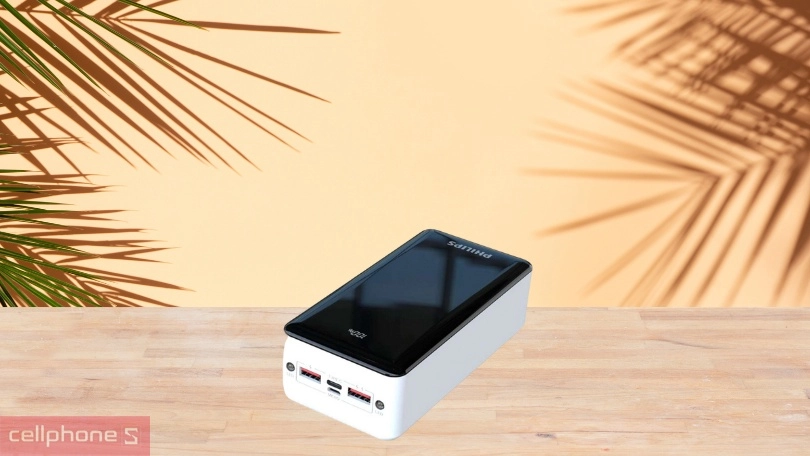 Dung lượng pin sạc dự phòng Philips DLP9693 30000mAh PD 18W