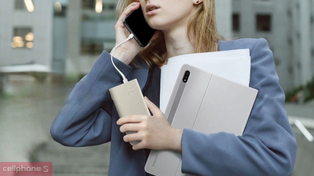 Giải pháp tiếp năng lượng Samsung với thiết kế gọn gàng