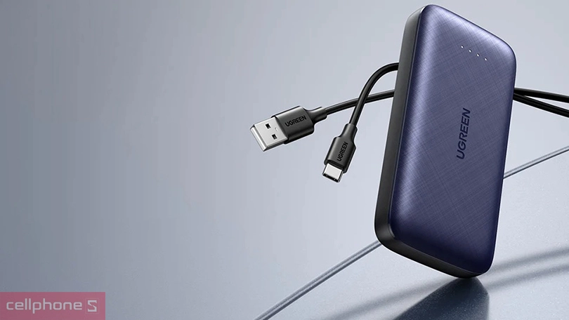 Đánh giá thiết kế sạc dự phòng Ugreen 10.000mAh 20W US135
