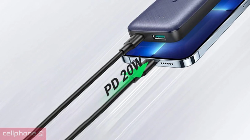 Cổng sạc linh hoạt, bảo vệ toàn diện