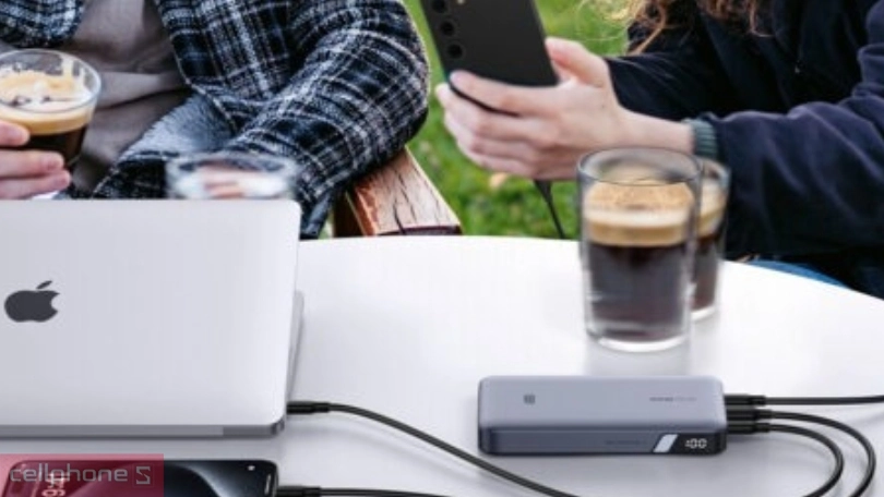 Kết nối pin sạc Ugreen Power Bank 20000 mAh 100W B720 25188