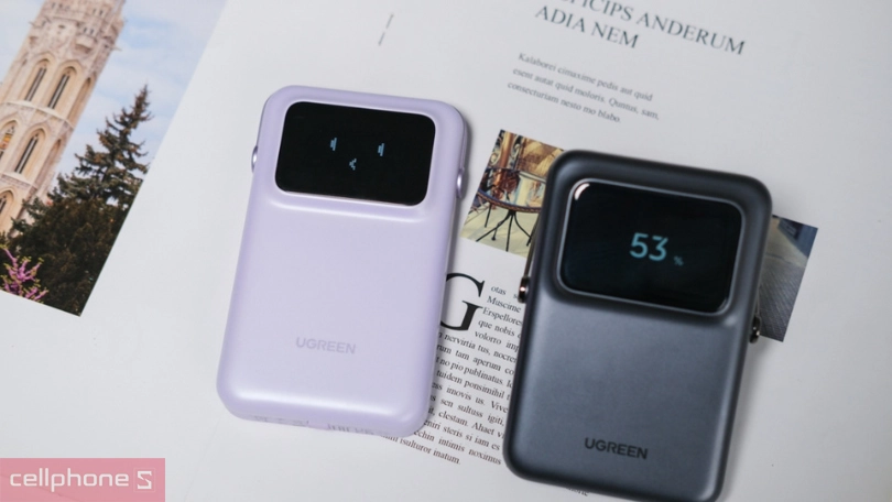 Pin sạc dự phòng Ugreen Uno 35603B 10000mAh 30W - Sạc nhanh hai chiều, công suất lớn