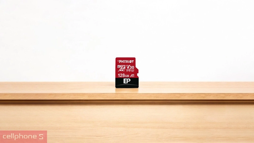 Dung lượng và tốc độ đọc ghi của thẻ nhớ Patriot VX V30 MicroSDXC 128GB 100MB/s
