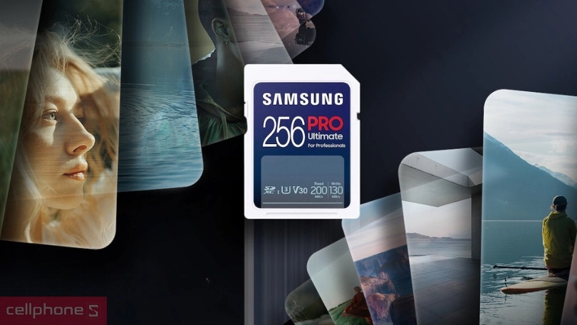 Thẻ nhớ SD Samsung Pro Ultimate Full Size SDXC 256GB - Dung lượng lớn, tương thích mọi loại thiết bị