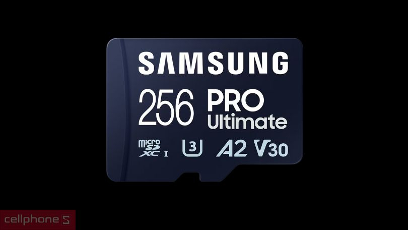 Thẻ nhớ Samsung PRO Ultimate (SD Adapter) 256GB bền bỉ, siêu chất