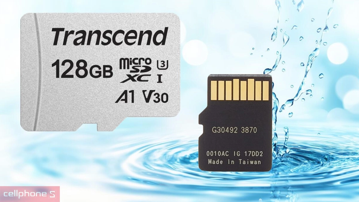 Khả năng tương thích của thẻ nhớ Micro SDXC Transcend UHS-I U3 A1 128GB