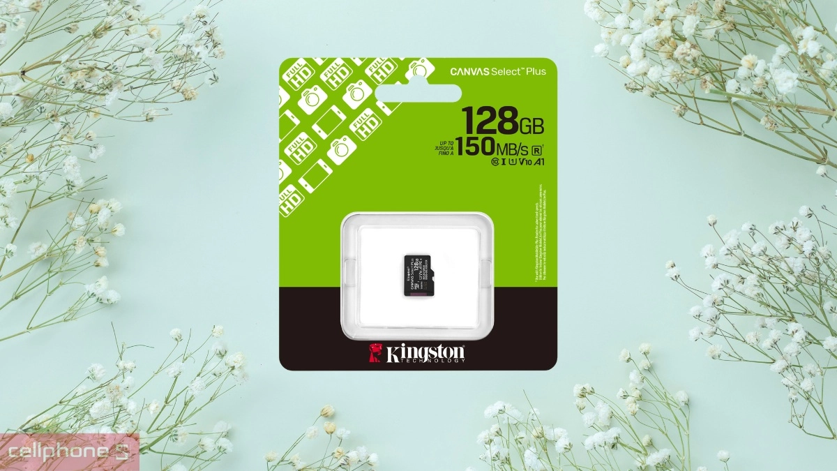 Bộ nhớ 128GB, tốc độ đọc 150MB/s