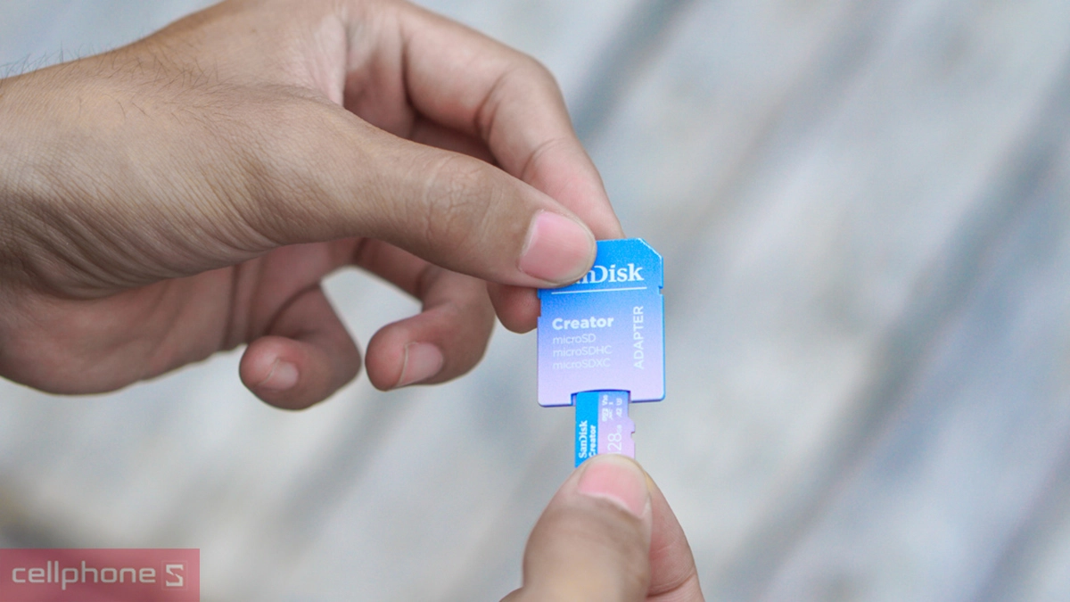 Khả năng tương thích của thẻ nhớ MicroSD Sandisk Creator 128GB
