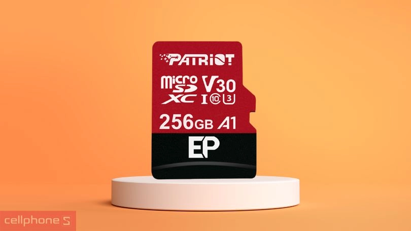 Tiêu chuẩn thiết kế của thẻ nhớ Patriot VX V30 MicroSDXC 256GB 100MB/s