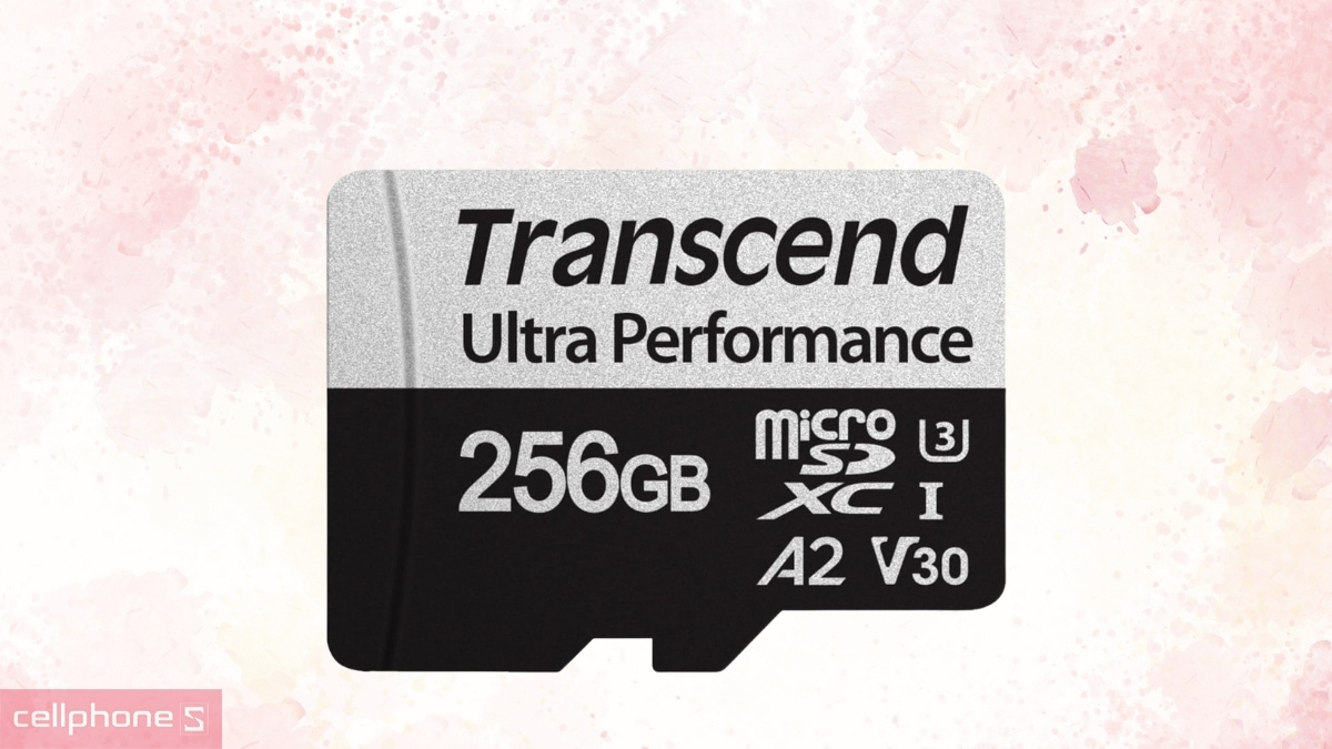 Dung lượng, tốc độ đọc ghi dữ liệu của thẻ nhớ Micro SDXC Transcend UHS-I U3M 256GB kèm Adapter