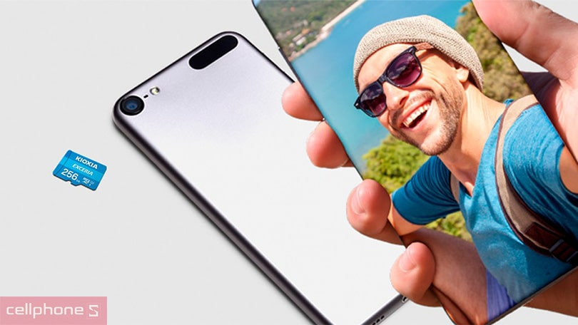 Dung lượng thẻ nhớ microSD Kioxia Exceria CL10 U1 256GB