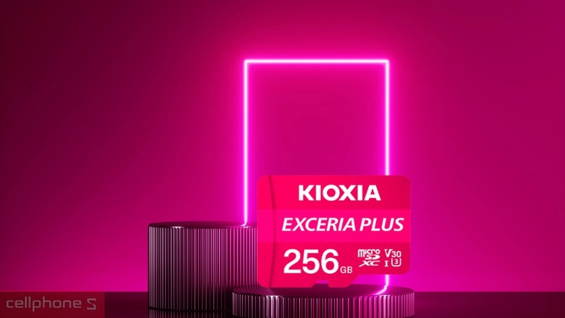 Khả năng tương thích thẻ nhớ MicroSD Kioxia Exceria Plus CL10 UHS-I U3 V30 4K A1 (Adapter) 256GB