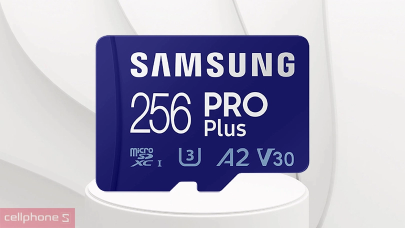 Thẻ nhớ MicroSD Samsung Pro Plus 256GB - Tốc độ cao, hiệu suất đáng tin cậy