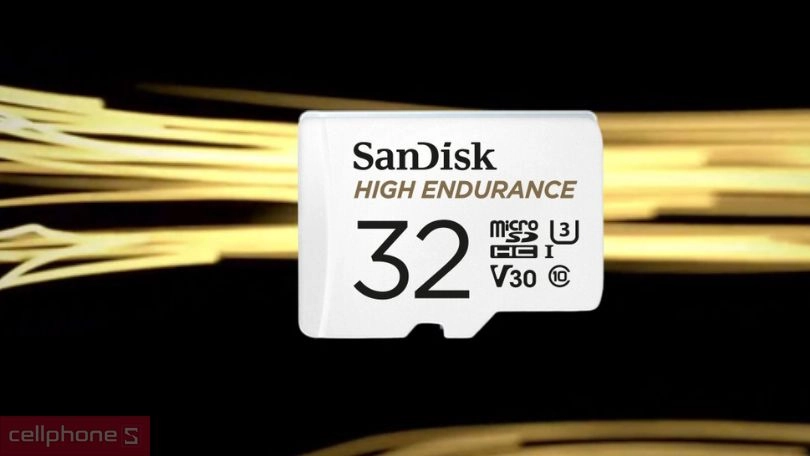 Khả năng tương thích, độ bền của thẻ nhớ MicroSD Sandisk High Endurance chuyên camera 32GB