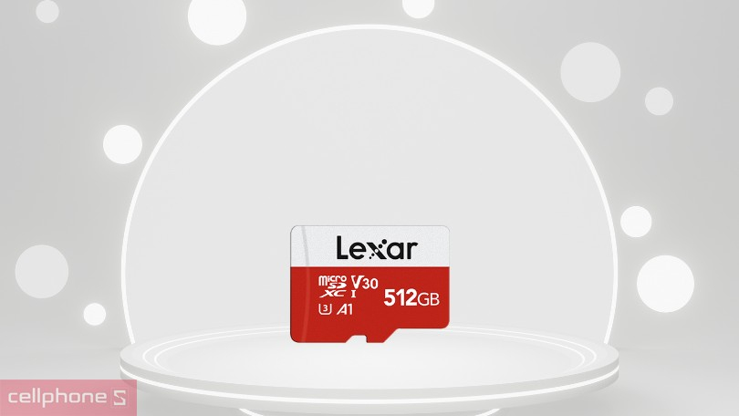 Thẻ nhớ Lexar MicroSDXC 512GB U3 V30 A2 100MB/s